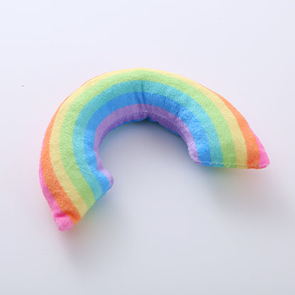 Pet Supplies Cat Toy Rainbow Bridge Pillow with Catnip