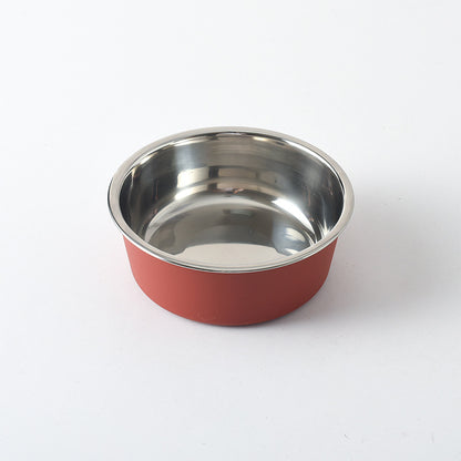 Pet Supplies Pet Food Bowl Stainless Steel Dog Bowl