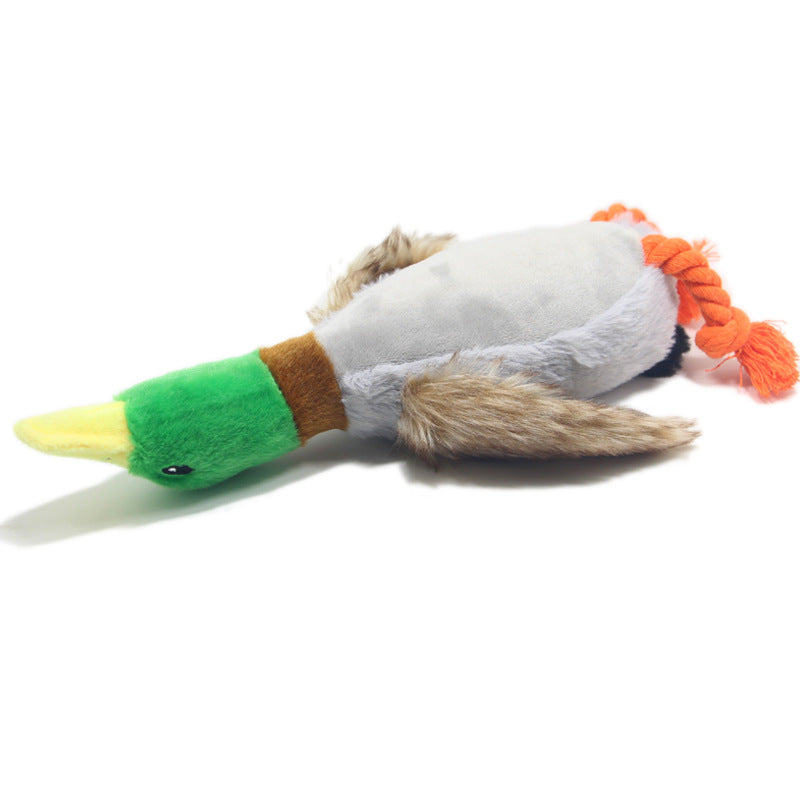 New Pet Toy Plush Sounding Duck Dog Toy