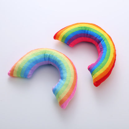 Pet Supplies Cat Toy Rainbow Bridge Pillow with Catnip