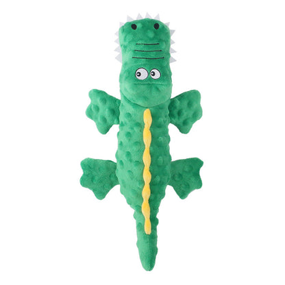 New Pet Plush Toys Voice Crocodile Cute Cartoon Dog Toys