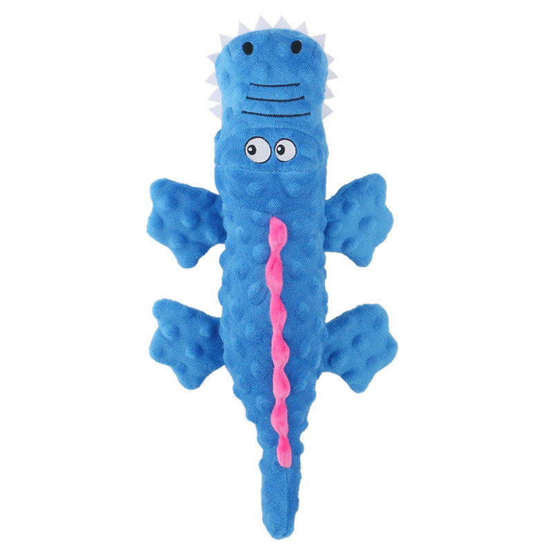New Pet Plush Toys Voice Crocodile Cute Cartoon Dog Toys