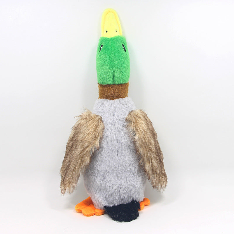 New Pet Toy Plush Sounding Duck Dog Toy