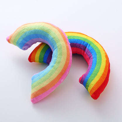 Pet Supplies Cat Toy Rainbow Bridge Pillow with Catnip