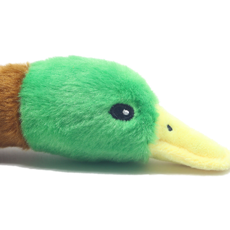 New Pet Toy Plush Sounding Duck Dog Toy
